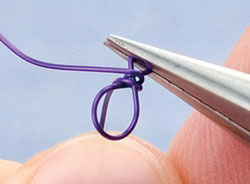 Pliers holding wire shape